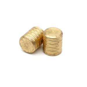 Endkappe Messing 10mm Rauten B-Ware