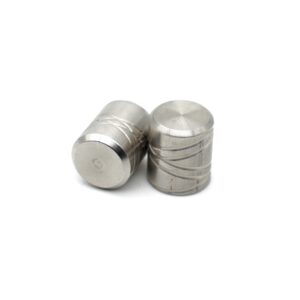 Endkappe V4A Edelstahl 10mm 2 Rillen gekreuzt B-Ware